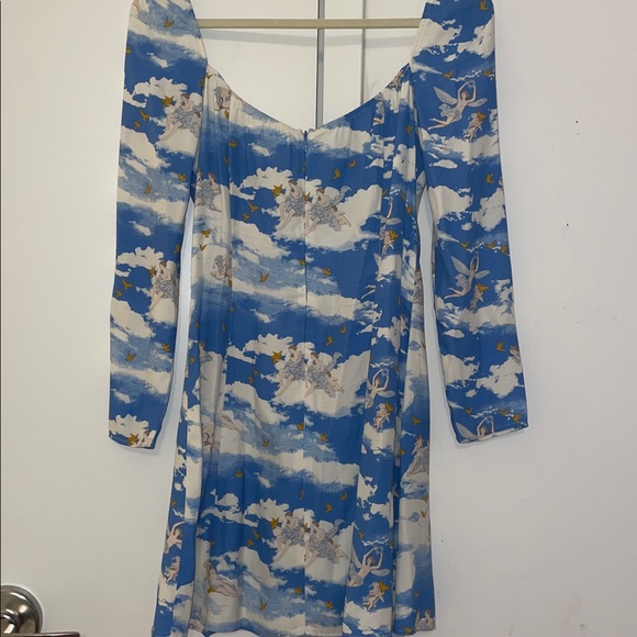 RARE Taylor Swift Reformation Blue White Cielo Print Dress 8 NWOT - Picture 10 of 11